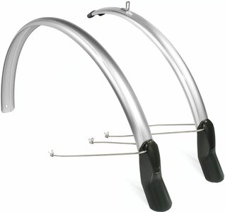 Spatbordenset  51 mm zilver 28 inch scatto