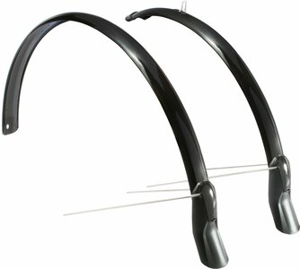 Spatbordenset  51 mm zwart 28 inch scatto