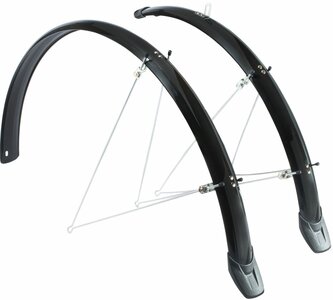 Spatbordenset  46 mm zwart 28 inch elegance