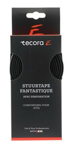 kurk stuurlint zwart luxe m gaatjes tecora