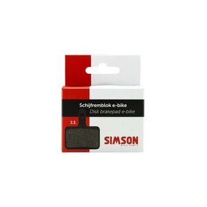 Remblokken schijfrem 20241 shimano/tektro e bike simson