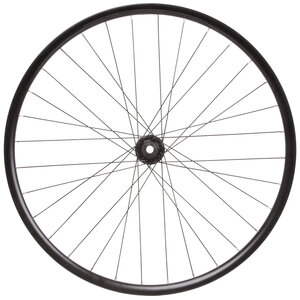 voorwiel 28/29 disc zwart 110-15 rvs spaken