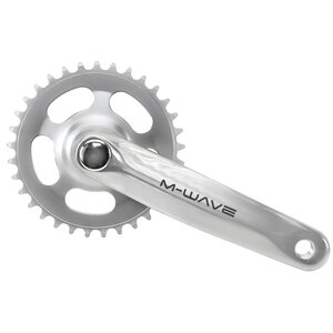crankstel 46 tds zilver alu 3-32 170 spieloos