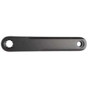 Crank isis links bosch vlak zwart 175 mm