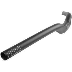 Stuurbocht alu 31.8 21mm rised 640 mm zwart gebogen