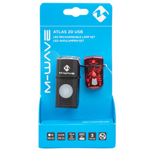 verlichting set m wave op kaart atlas 20 usb oplaadbaar 221092