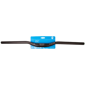 Stuurbocht alu 31.8 rised 30 mm 700 mm zwart gebogen