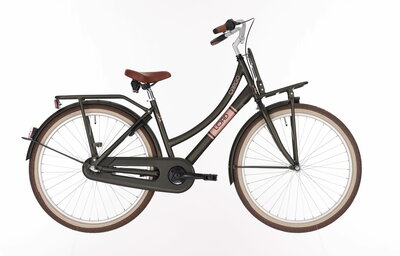 bike fun load 26lmd197 3v meisjes elegance green met achterdrager