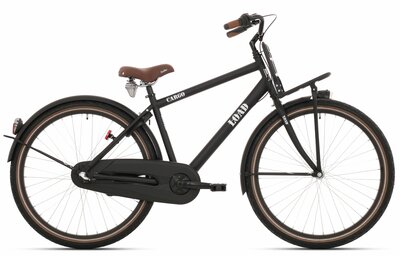 bike fun load 26ljd95 jongens zwart mat 3v
