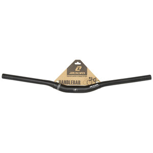Stuurbocht alu 31.8 rised 20 mm 620 mm zwart recht