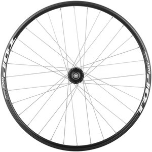 voorwiel 28/29 disc zwart CL zwart spaak QR 100 mm