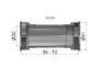 Bracketas cups elvedes pf 41 -30 mm_