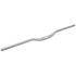 Stuurbocht alu 31.8 rised 30 mm 700 mm zilver gebogen_