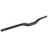 Stuurbocht alu 31.8 rised 12 mm 660 mm zwart gebogen_